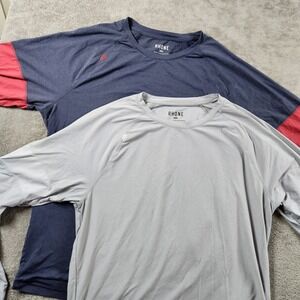 Rhone Reign Short Sleeve Training Shirts Mens size Large Raglan Tee Lot of 2